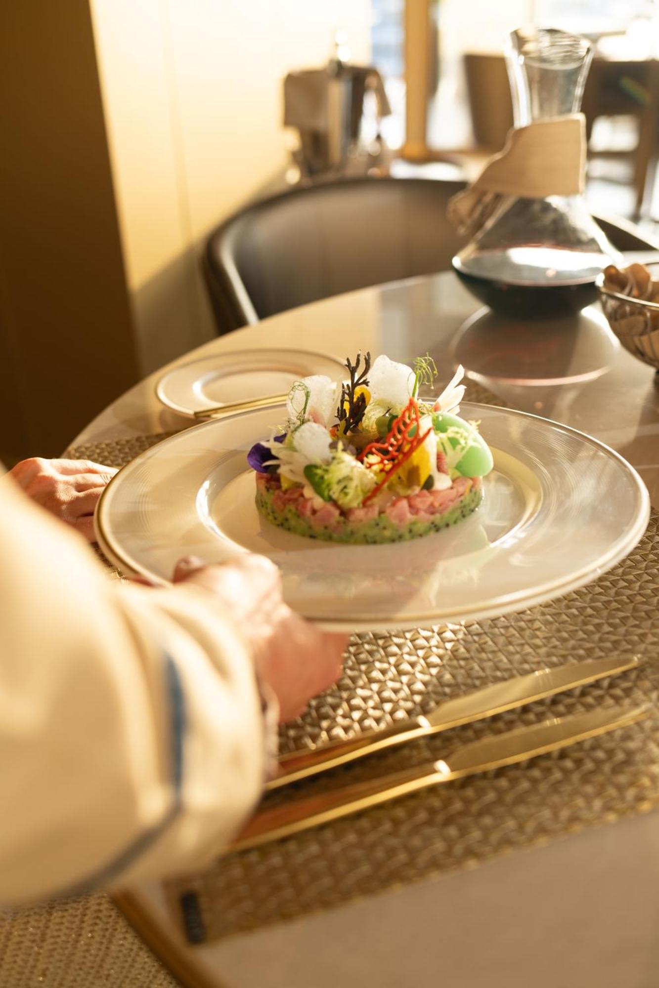 Hotel Amarande (Adults Only) Ayia Napa Exterior foto A plate of food